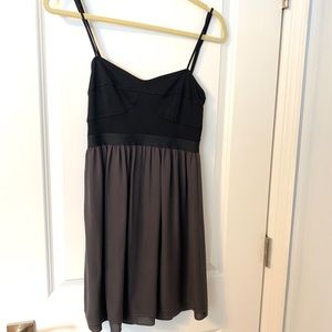 Theory black & gray tank dress
